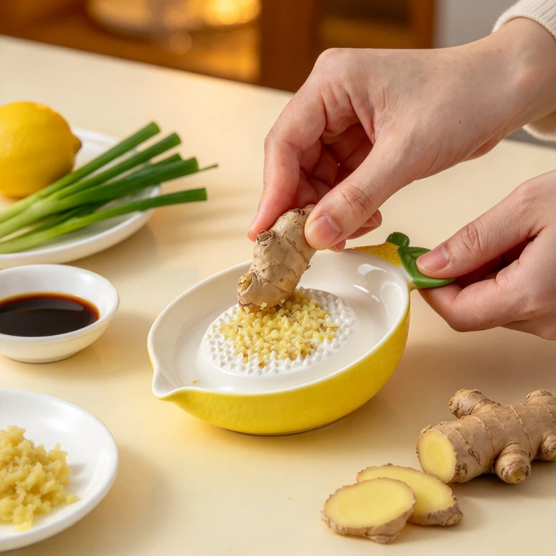 Baby Food Vegetables - Ceramic Manual Grinder Ginger Garlic Paste