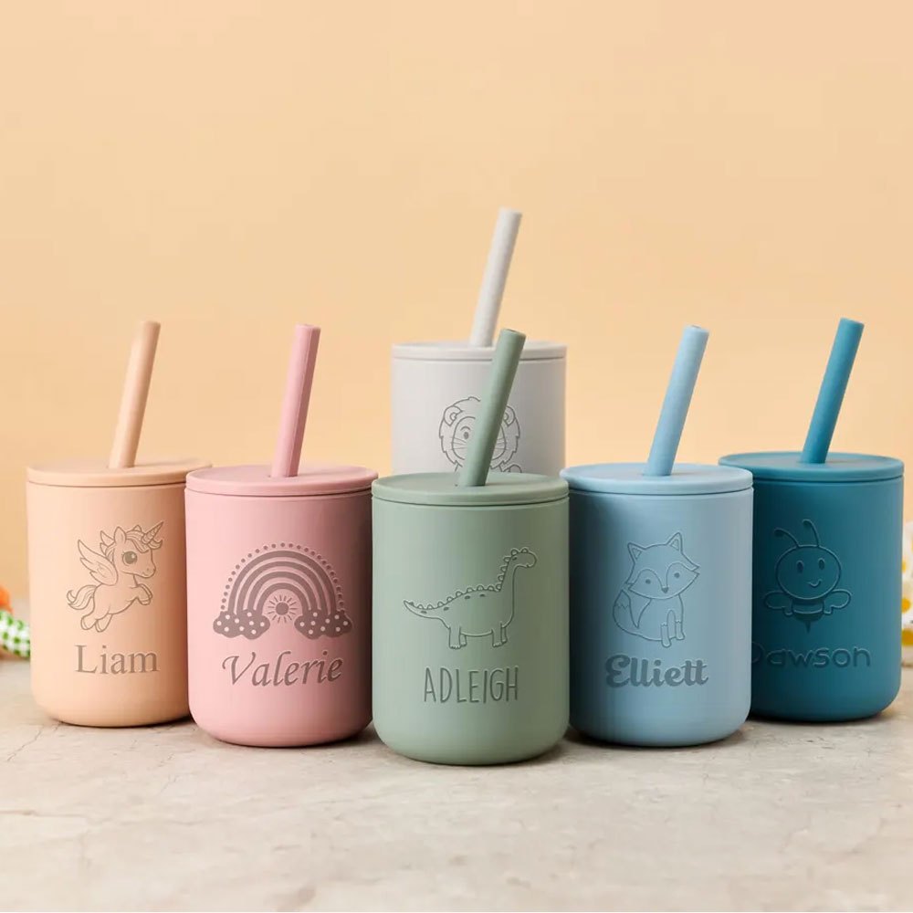 Custom Name Silicone Kids Stra - Baby Food Jars With Lids ulasan dan harga