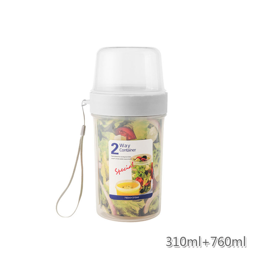 Portable Double Layer Food Con - Baby Food Jars With Lids ulasan dan harga