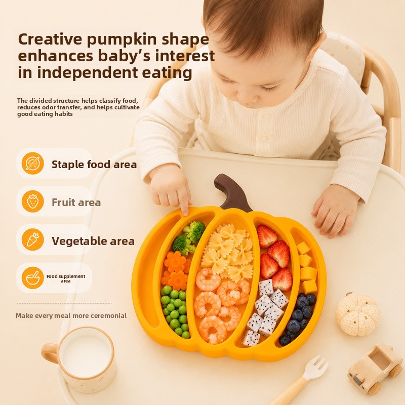 Pumpkin Silicone Baby Divided  - Baby Food Vegetables ulasan dan harga