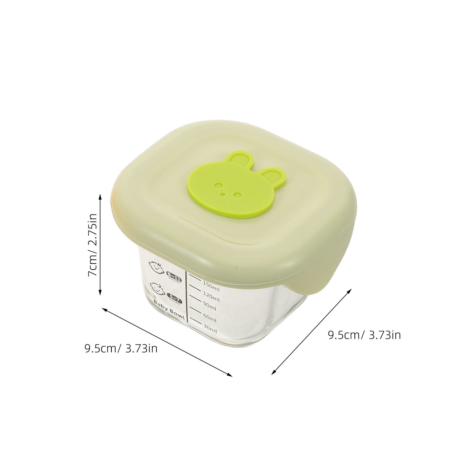 2Pcs Baby Food Storage Contain - Baby Food Jars With Lids ulasan dan harga