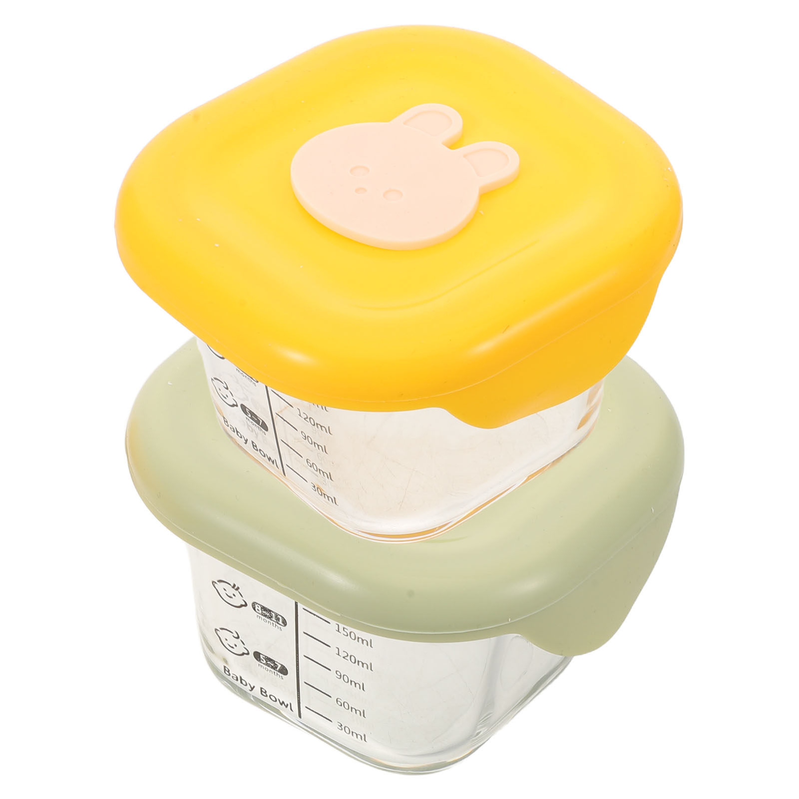 2Pcs Baby Food Storage Contain - Baby Food Jars With Lids ulasan dan harga